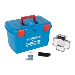 Fas Roller kabelgeleidingsrollerset inclusief koffer